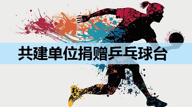 共建单位捐赠乒乓球台 共建单位捐赠乒乓球台